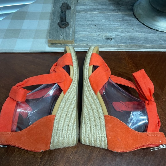 Ugg Yarrow  Canvas Espadrille Wedge Sandals Shoes - Picture 6 of 10